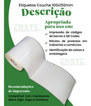 Etiqueta Couche 100X150mm Branca 200 Etiq por rolo